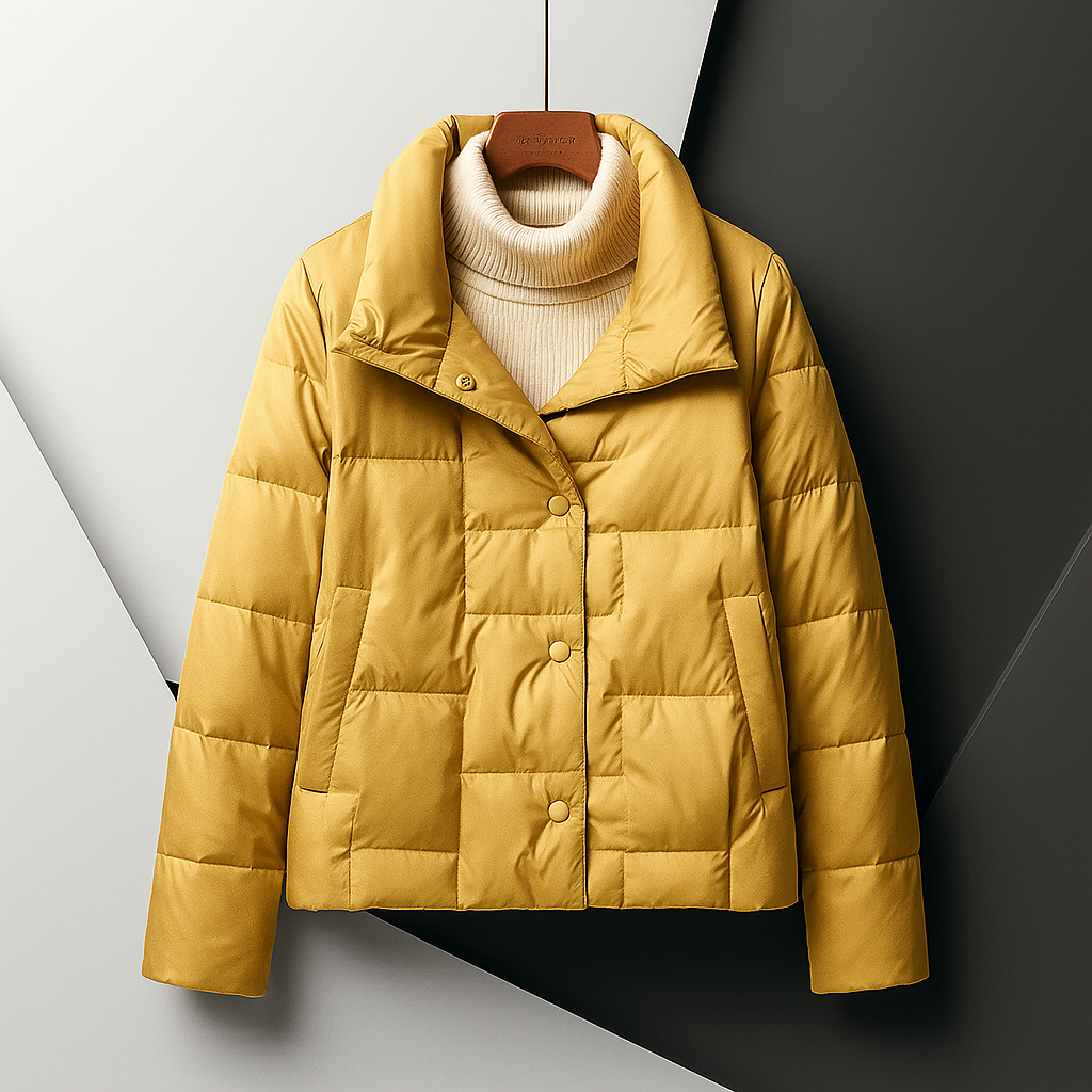 Giacca trapuntata leggera da donna di lusso – stile chic, pratico e alla moda.