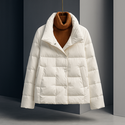 Giacca trapuntata leggera da donna di lusso – stile chic, pratico e alla moda.