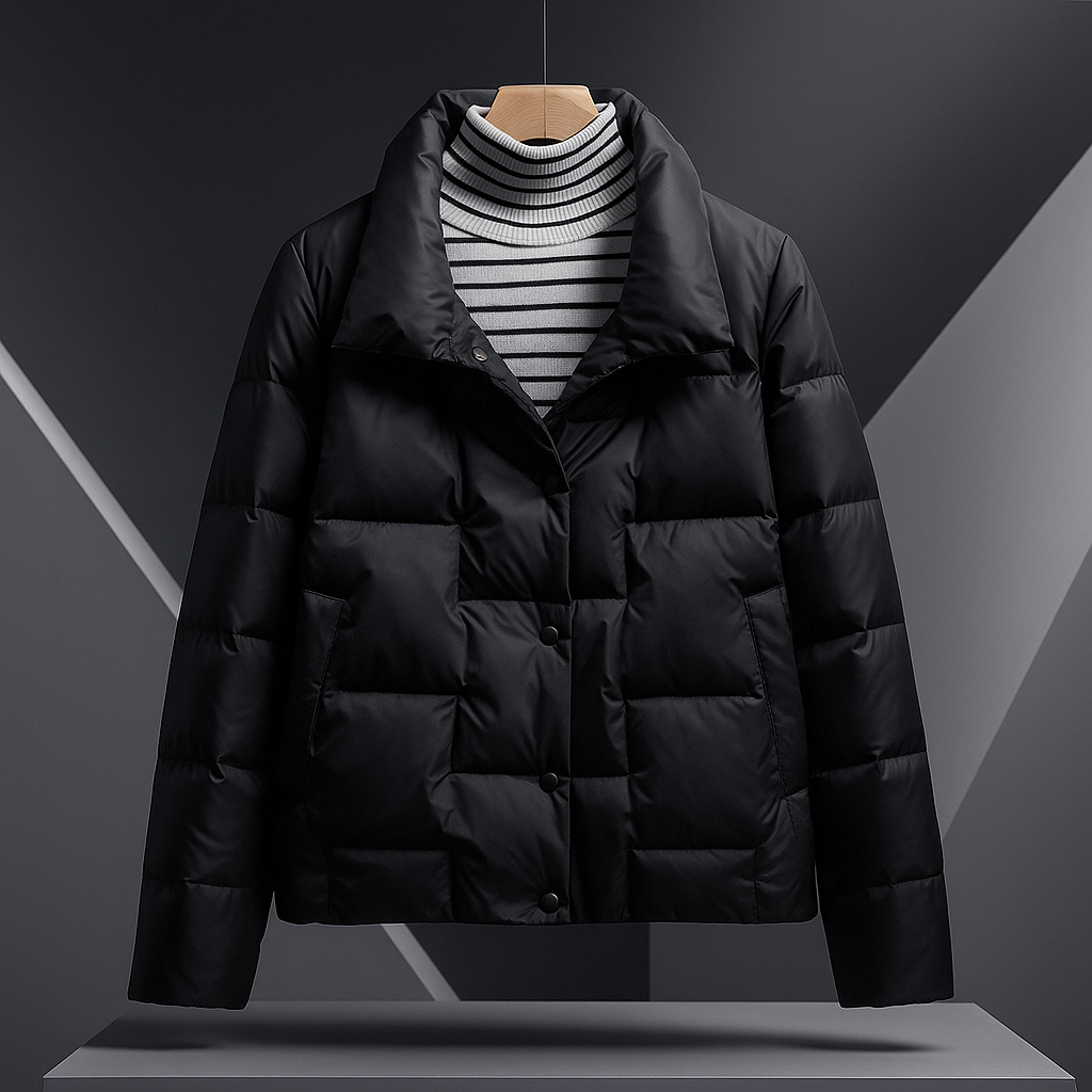 Giacca trapuntata leggera da donna di lusso – stile chic, pratico e alla moda.