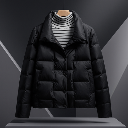 Giacca trapuntata leggera da donna di lusso – stile chic, pratico e alla moda.