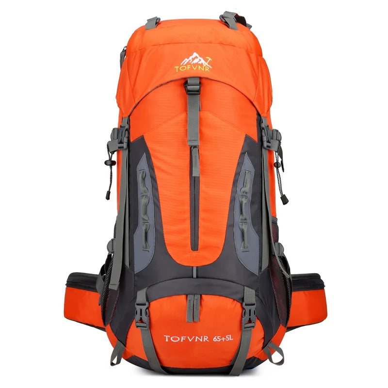 Sac à dos de randonnée étanche 60L – Grand sac extérieur pour camping, trekking et voyage