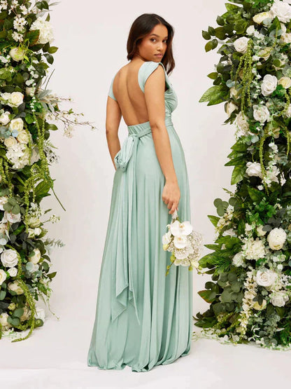 Robe longue convertible femme – Robe élégante multi-positions