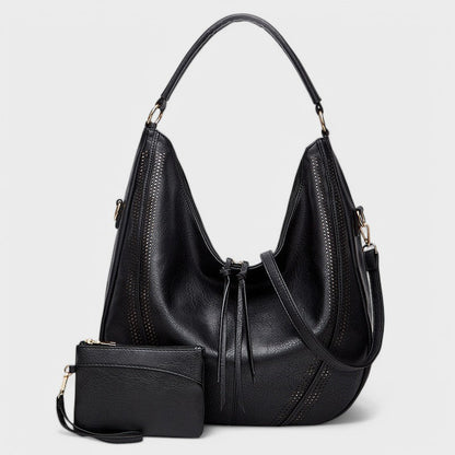 Borsa hobo boho da donna con portafoglio – stile chic, capiente e quotidiano