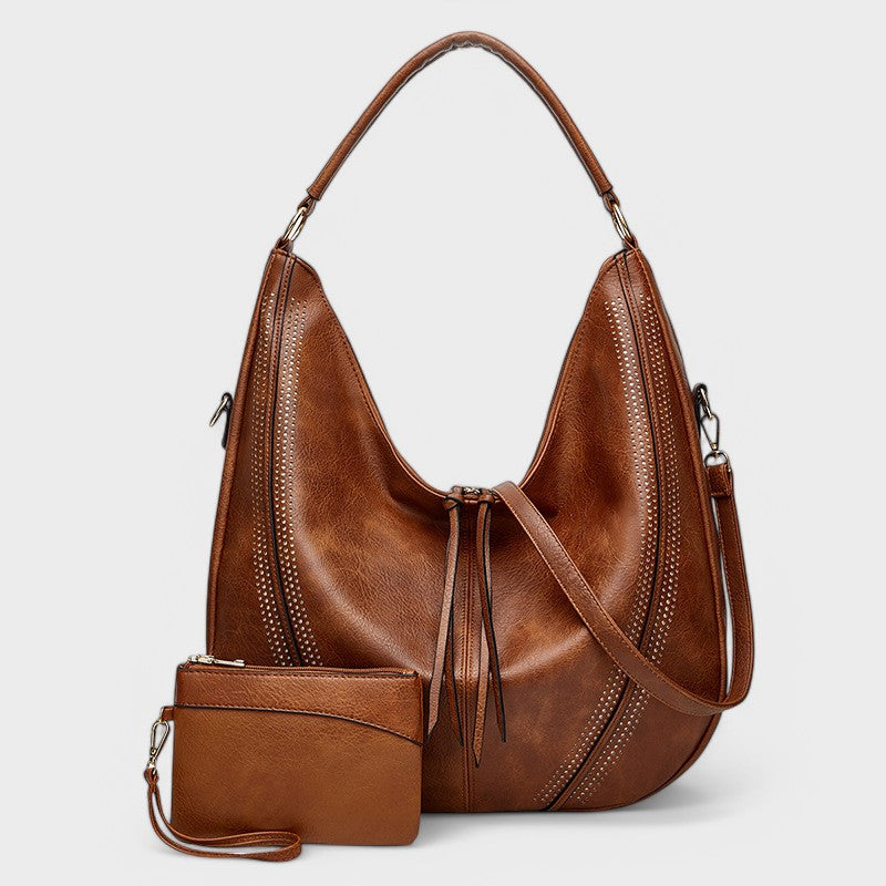 Borsa hobo boho da donna con portafoglio – stile chic, capiente e quotidiano