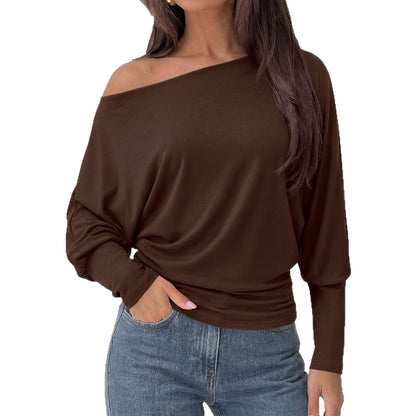 Top femme manches chauve-souris - Polyvalent et doux