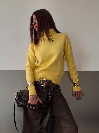 Pull en maille unie ample pour femme – Un style décontracté et confortable pour tous les jours