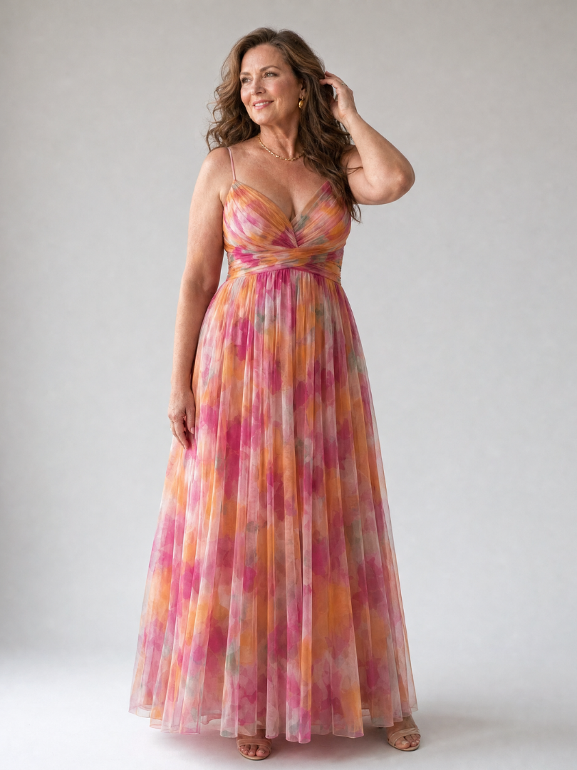 Robe maxi femme cache-coeur fluide - Feminine et legere