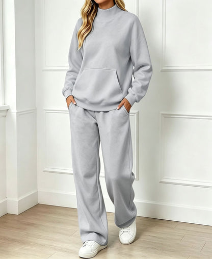 Ensemble sweat femme col montant - Confortable et coordonne