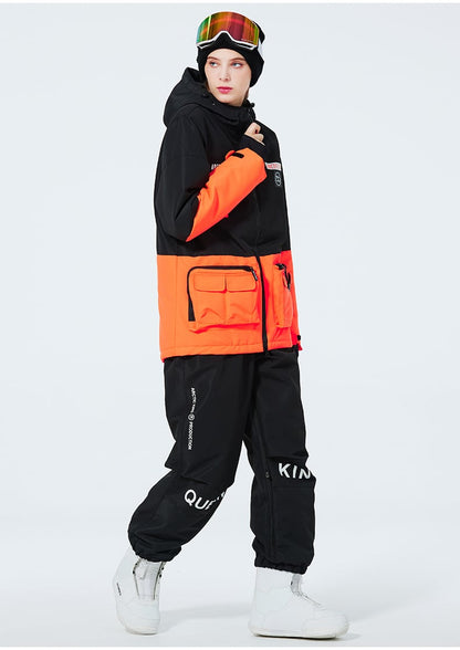 Ensemble de Ski Hivernal Unisexe – Tenue de Neige Respirante et Isolée en Deux Pièces