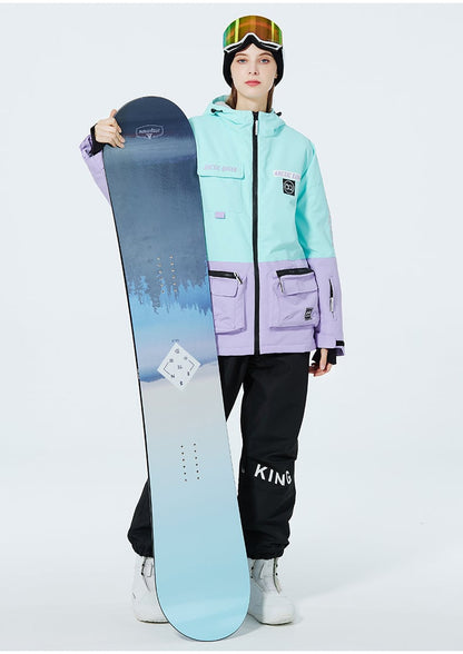 Ensemble de Ski Hivernal Unisexe – Tenue de Neige Respirante et Isolée en Deux Pièces