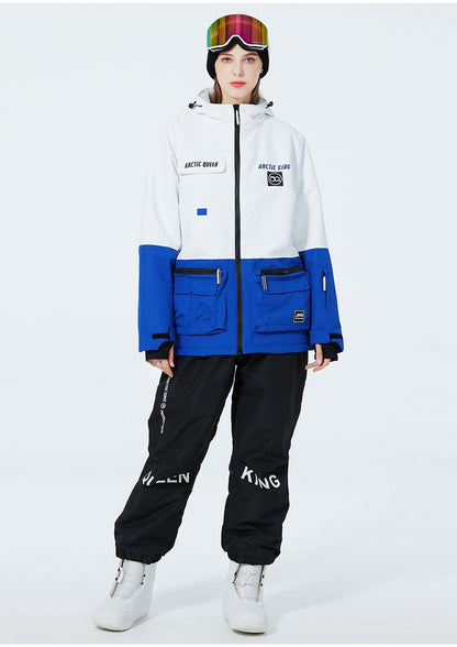 Ensemble de Ski Hivernal Unisexe – Tenue de Neige Respirante et Isolée en Deux Pièces