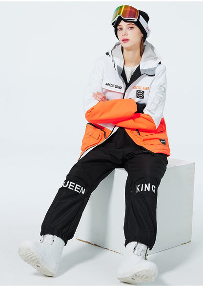 Ensemble de Ski Hivernal Unisexe – Tenue de Neige Respirante et Isolée en Deux Pièces