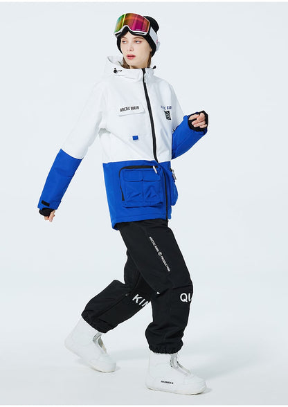 Ensemble de Ski Hivernal Unisexe – Tenue de Neige Respirante et Isolée en Deux Pièces