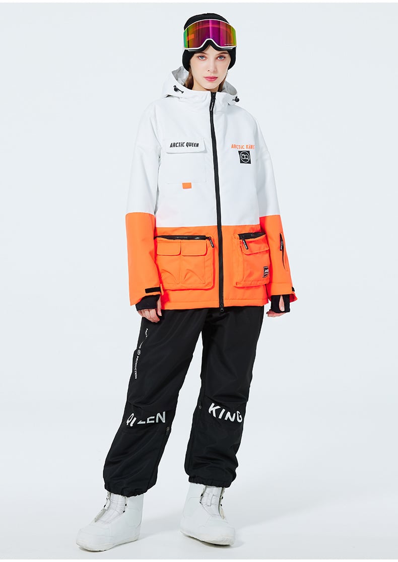 Ensemble de Ski Hivernal Unisexe – Tenue de Neige Respirante et Isolée en Deux Pièces