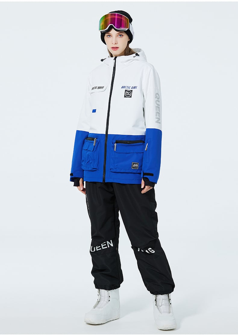 Ensemble de Ski Hivernal Unisexe – Tenue de Neige Respirante et Isolée en Deux Pièces