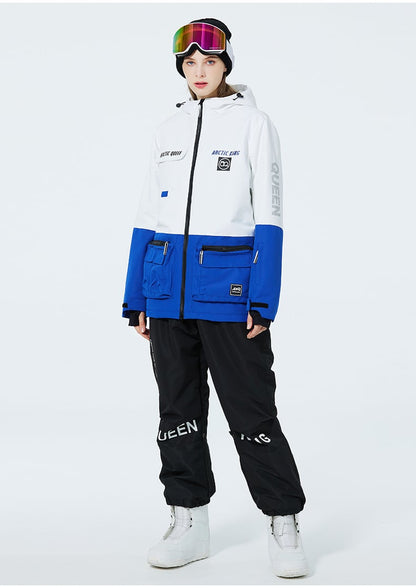 Ensemble de Ski Hivernal Unisexe – Tenue de Neige Respirante et Isolée en Deux Pièces