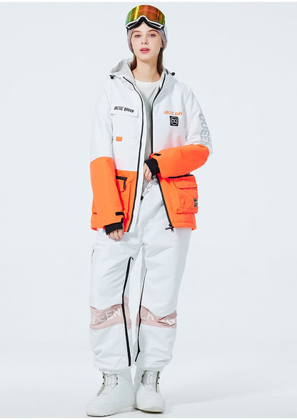 Ensemble de Ski Hivernal Unisexe – Tenue de Neige Respirante et Isolée en Deux Pièces