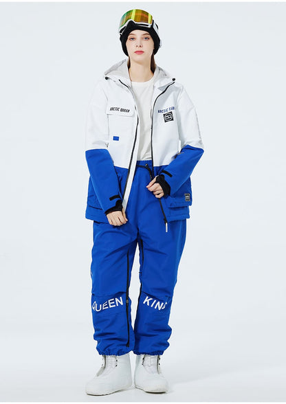 Ensemble de Ski Hivernal Unisexe – Tenue de Neige Respirante et Isolée en Deux Pièces