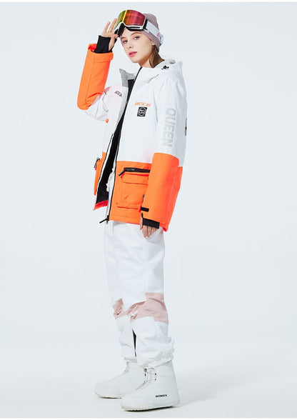 Ensemble de Ski Hivernal Unisexe – Tenue de Neige Respirante et Isolée en Deux Pièces