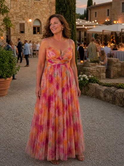 Robe maxi femme cache-coeur fluide - Feminine et legere