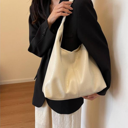 Sac Hobo Femme en Cuir Synthétique – Sac à Épaule Élégant