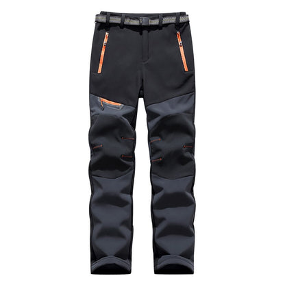 Pantalon de Ski Unisexe – Pantalon d’Hiver à Design Contrasté pour Activités sur Neige