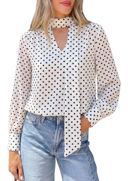 Camicia da donna con stampa leopardata - Retrò ed elegante