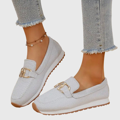 Mocassins femme confort à soutien intégré – Chaussures plates élégantes semelle souple pour un maintien quotidien
