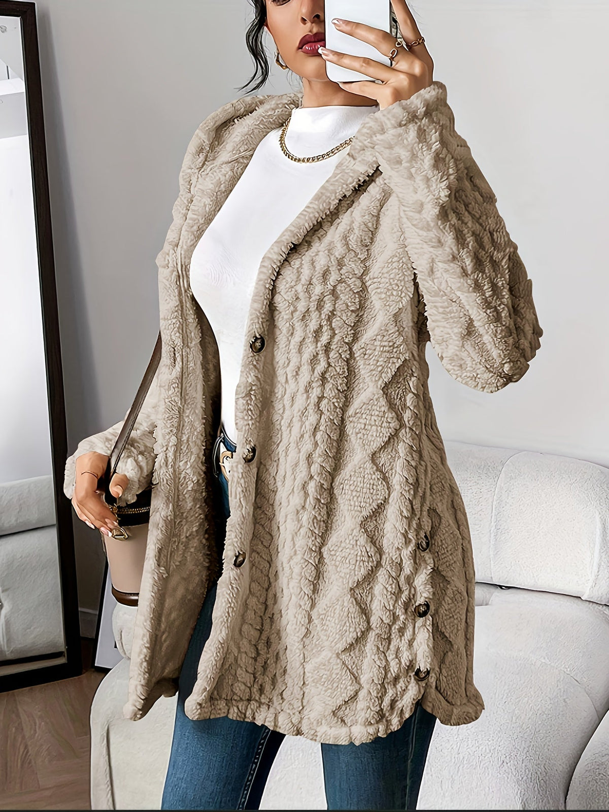 Cárdigan de mujer con capucha: estilo informal y acogedor para el día a día