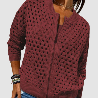 Cardigan Maille Premium Femme Luxe – Style Doux Élégant et Polyvalent.