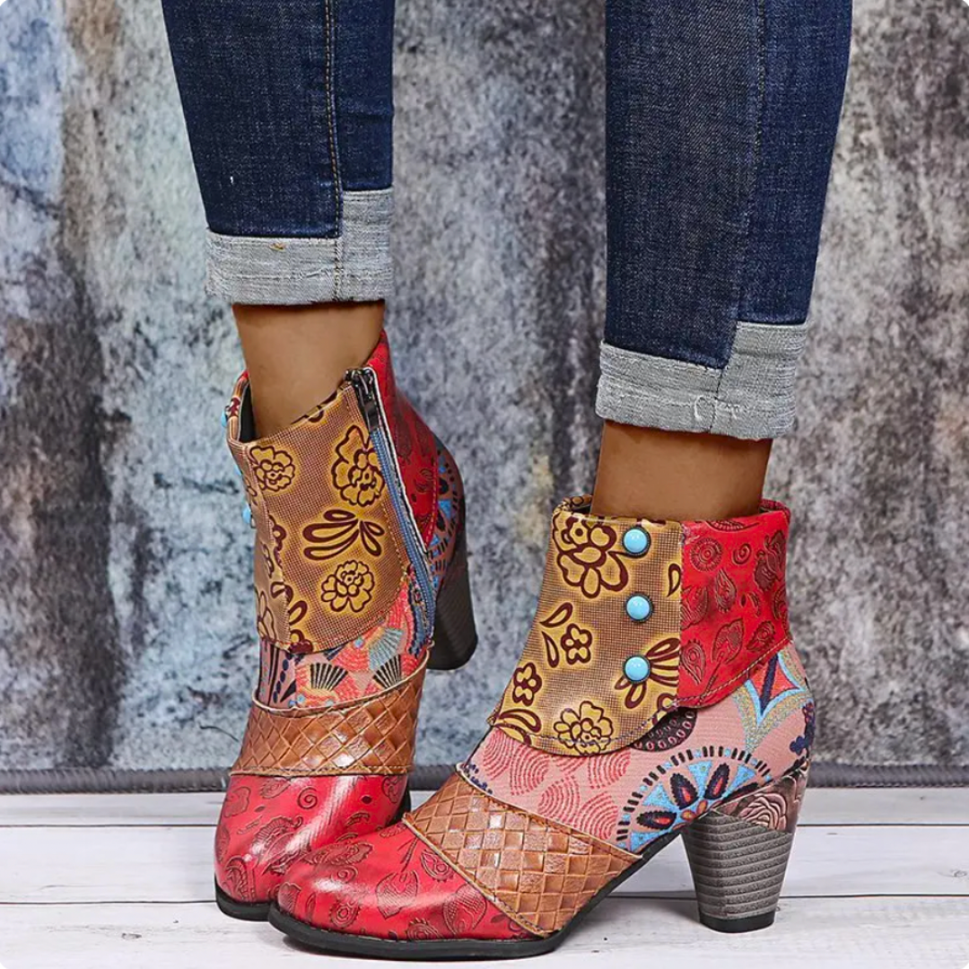 Bottines imperméables avec fermeture éclair