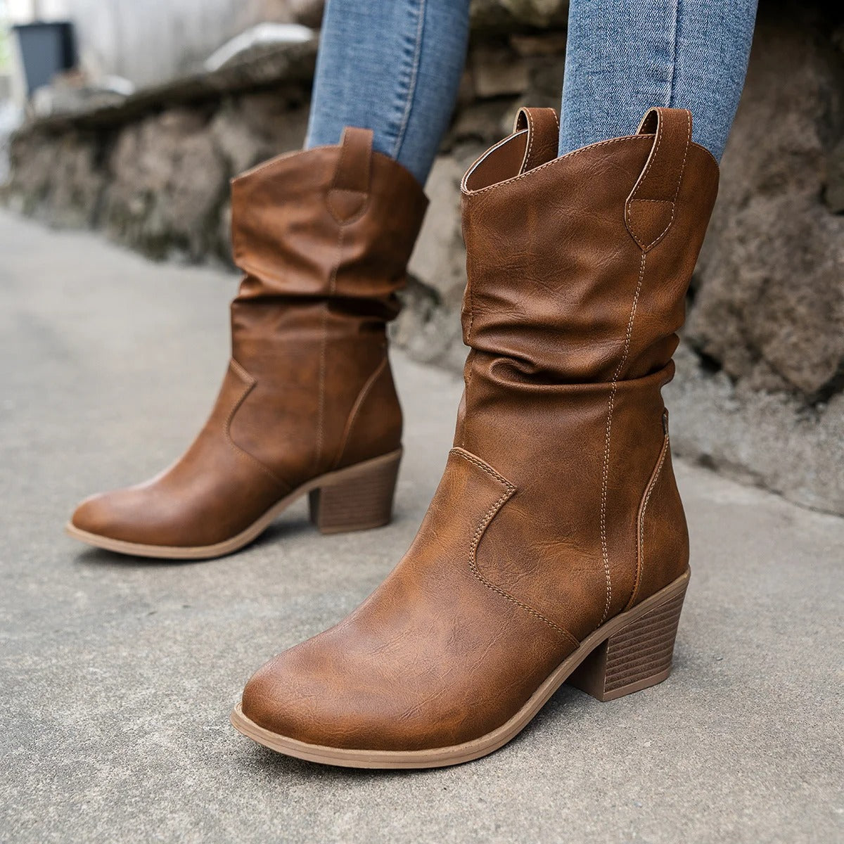 Bottes Cowboy Élégantes Durables pour Femme – Chaussures Confortables