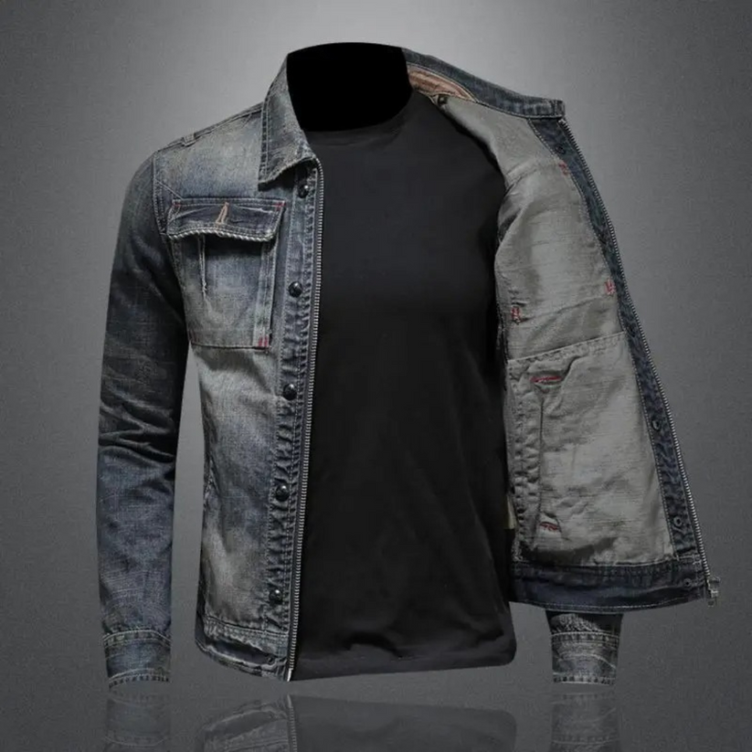 Veste en jean classique pour homme