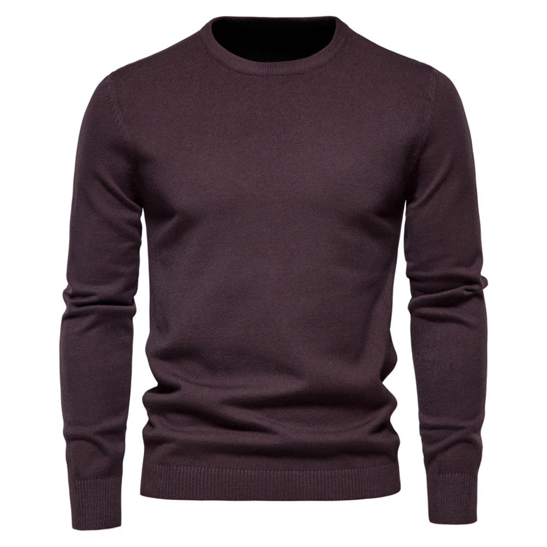 Pull Homme en Maille Élégante Premium – Col Rond Décontracté