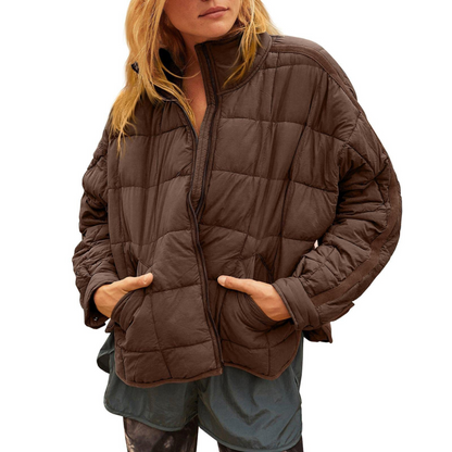Veste matelassée légère zippée pour femme