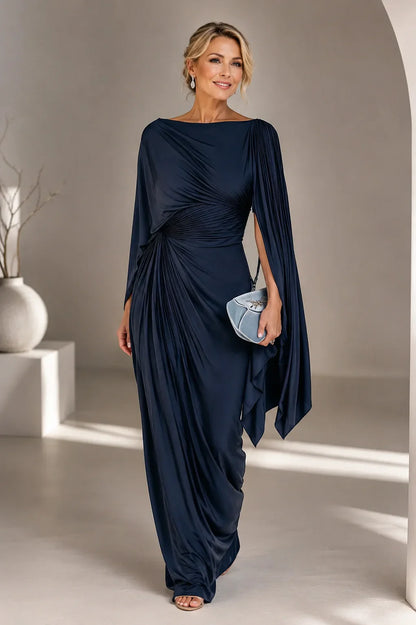 Long pleated women's dress - Flowing and elegant