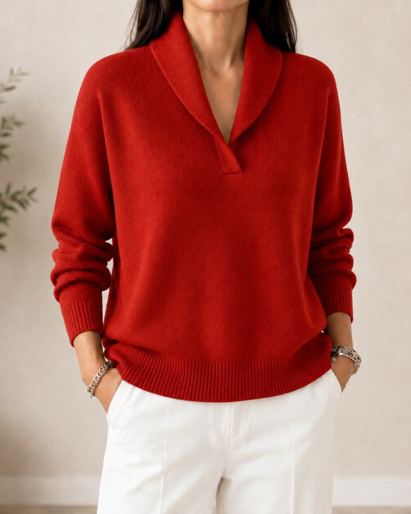 Maglione da donna con scollo a V Jules - Morbido e facile da abbinare