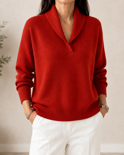 Maglione da donna con scollo a V Jules - Morbido e facile da abbinare