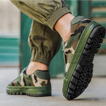 Baskets tout-terrain camouflage pour femmes – Style sportif décontracté pour l'extérieur