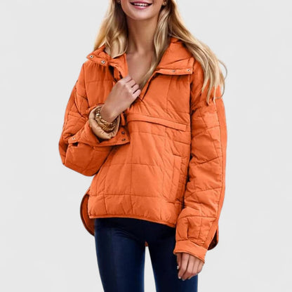 Veste Femme Oversize Puffer Imperméable Chaude Élégante
