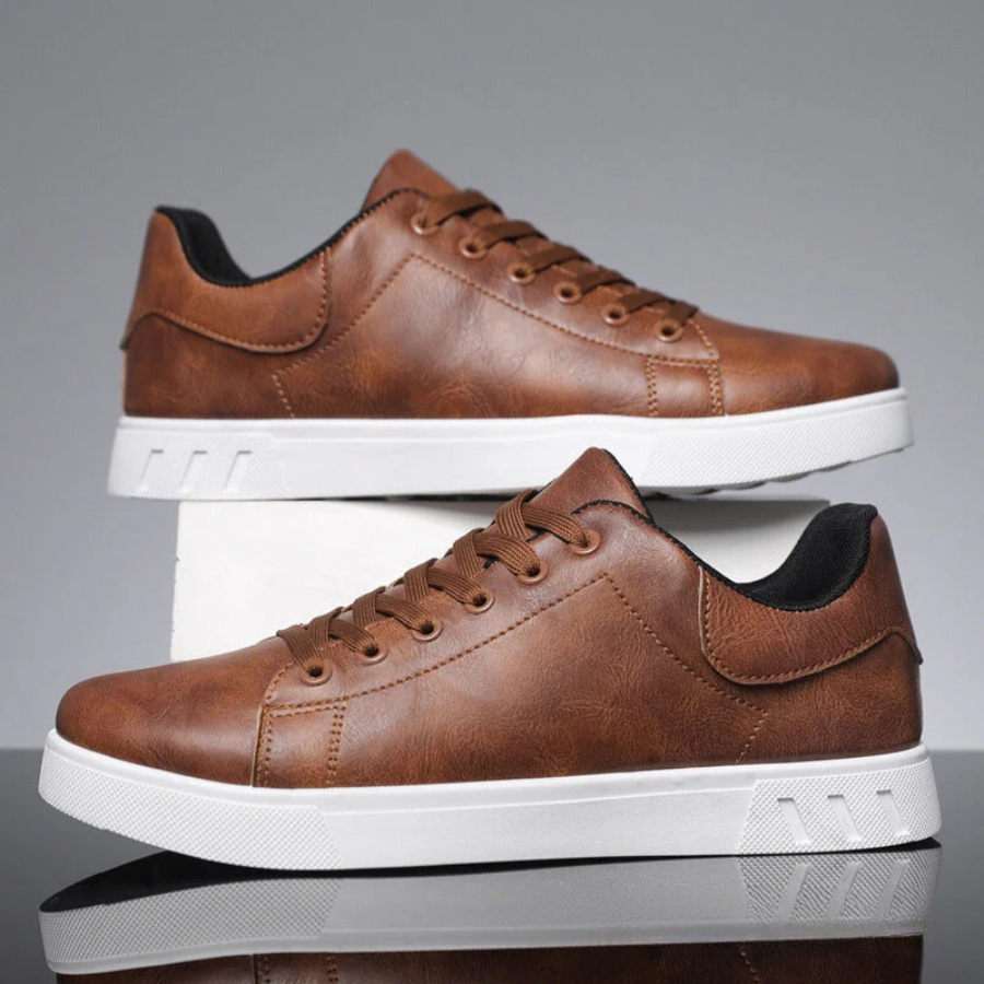 Baskets en Cuir Élégantes pour Homme – Chaussures Décontractées à Lacets