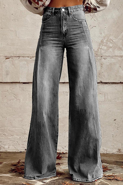 Pantalon en Denim Margovil – Taille Large Délavé – Style Décontracté