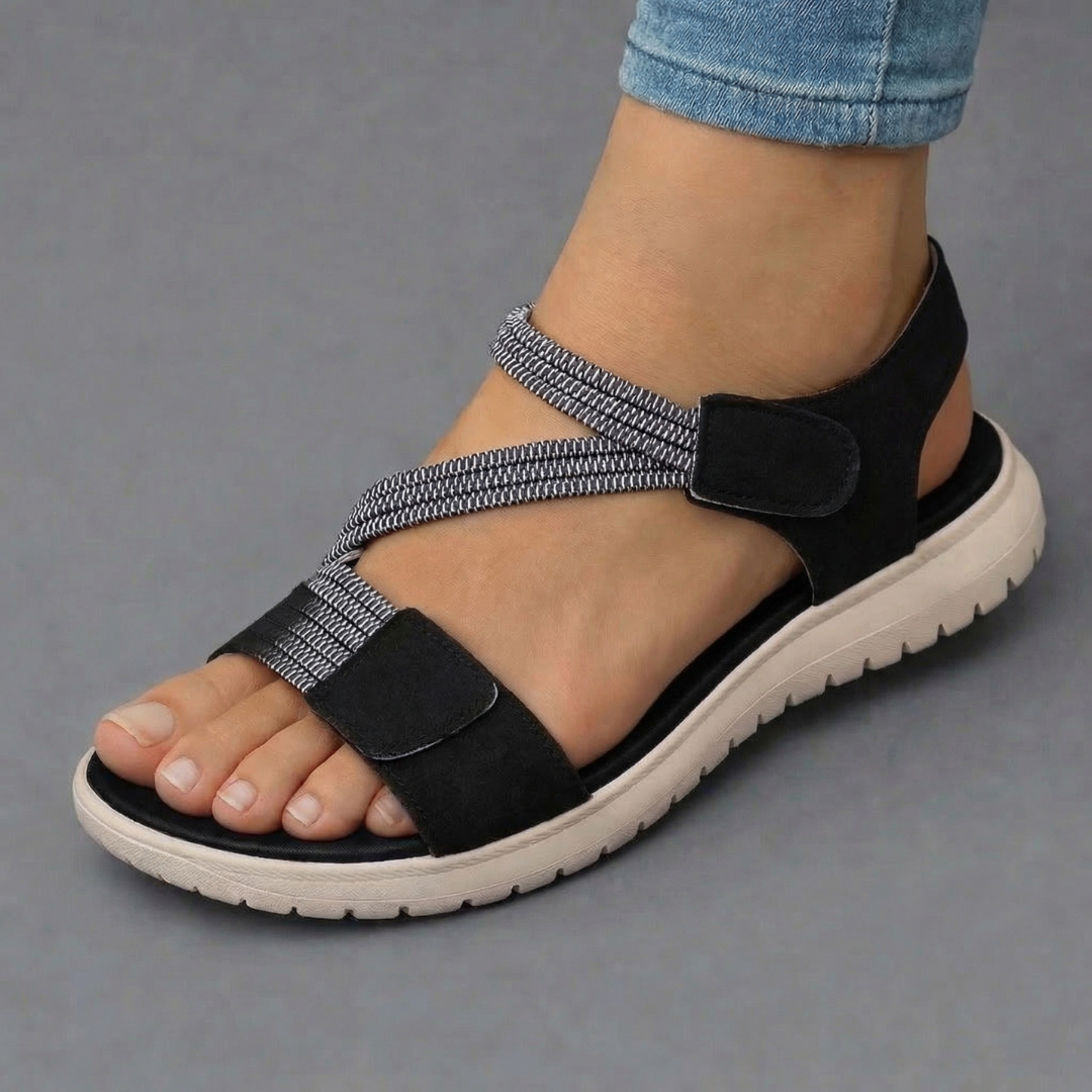 Sandales orthopediques femme a semelle souple - Confortables et faciles a porter
