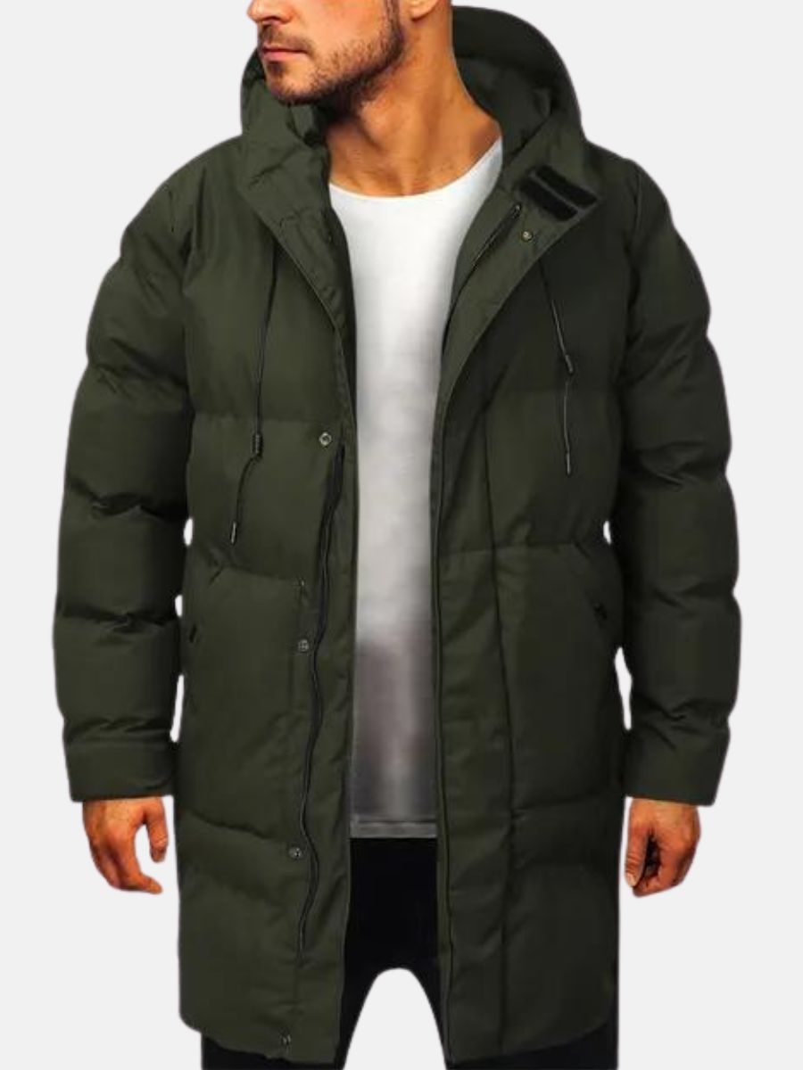 Parka Longue Élégante pour Homme – Veste Hiver Confortable