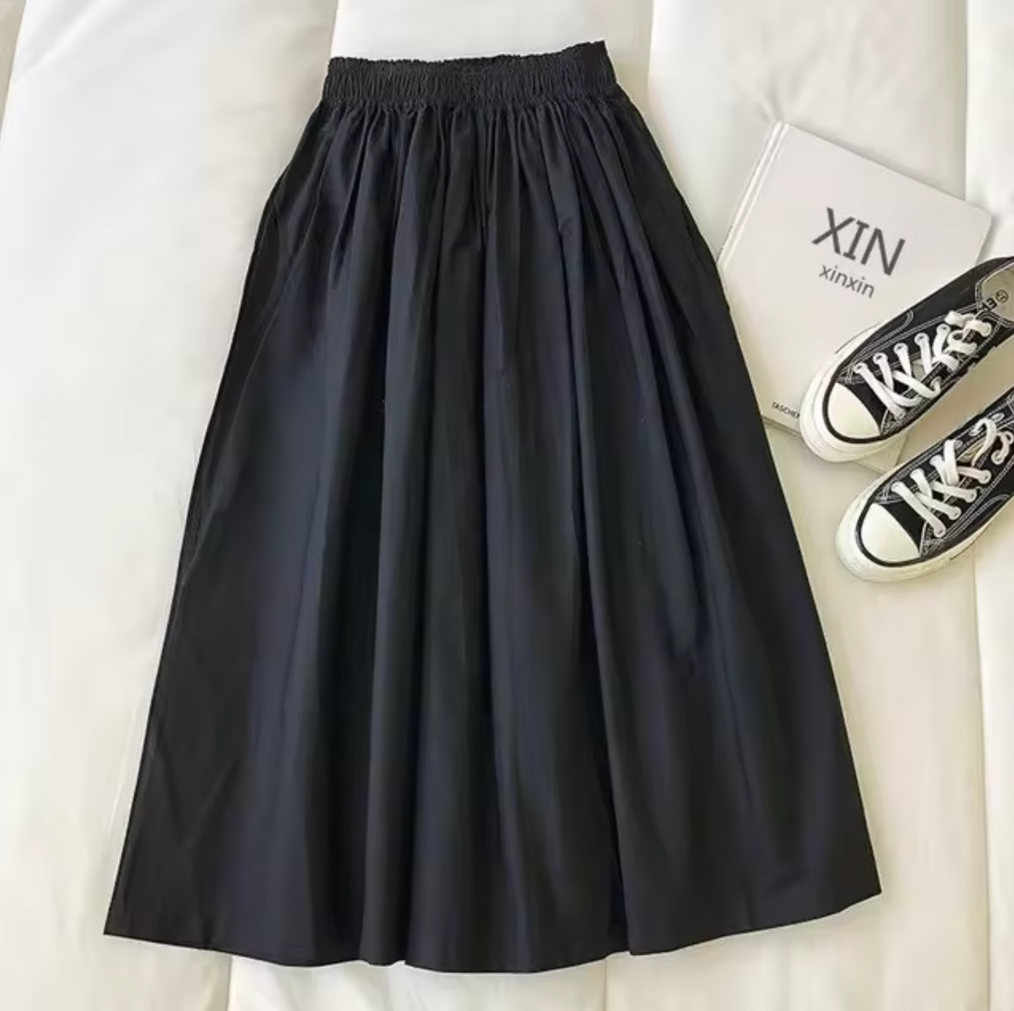 Jupe ample taille haute pour femme – Style décontracté et confortable pour l'été