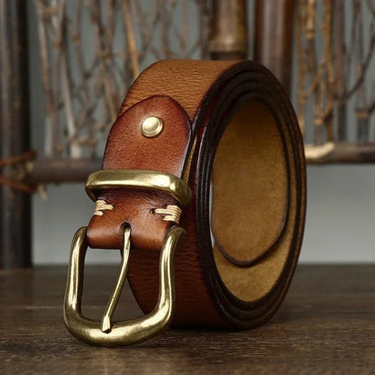 Ares Classic Handmade Leather Belt – Durable Premium Style for Casual and Formal Wear