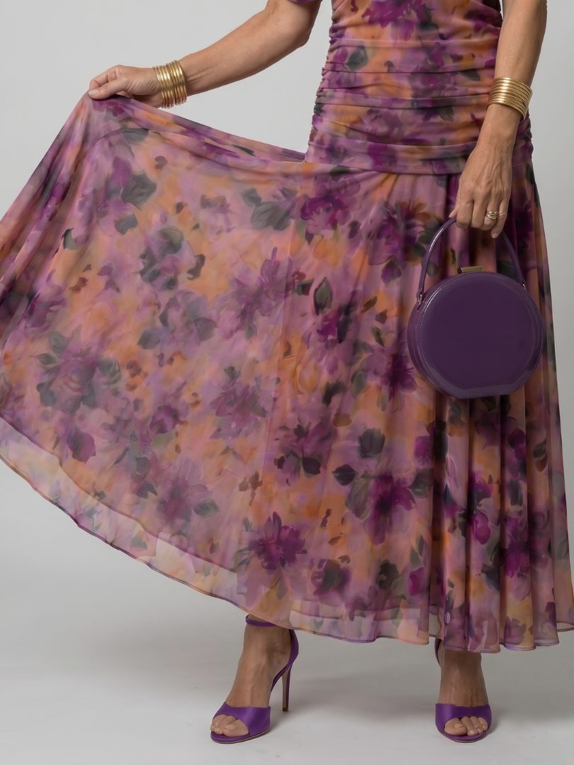 Robe midi femme epaules denudees - Fluide et romantique