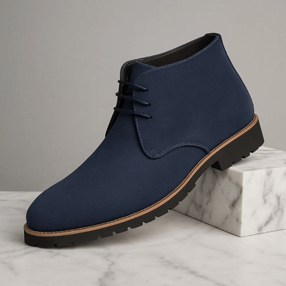 Men's Formal Suede Shoes with Laces – Classic Style