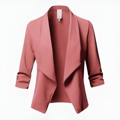Veste Femme Premium à Manches Longues – Blazer Décontracté et Formel
