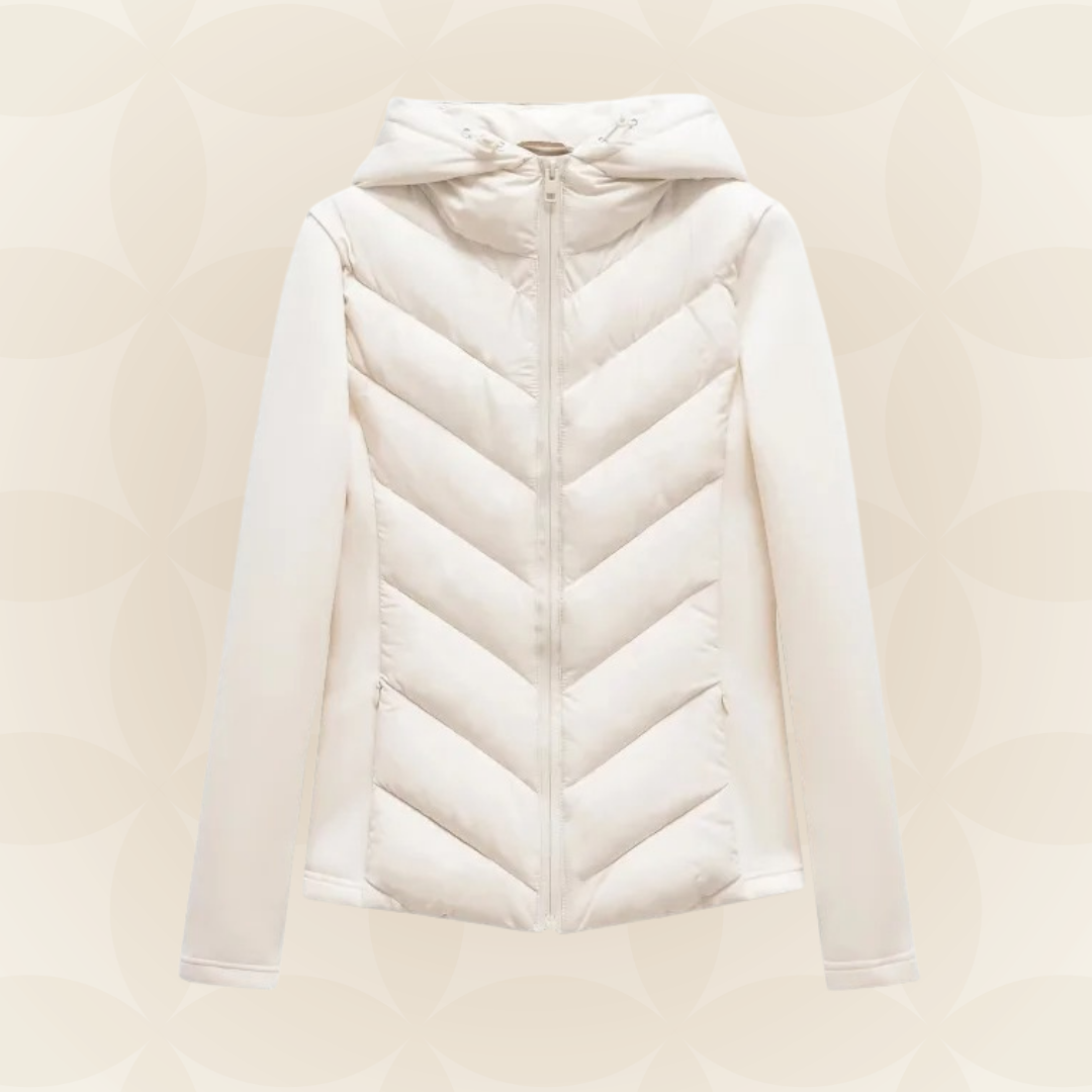 Veste femme légère à motif coupe structurée